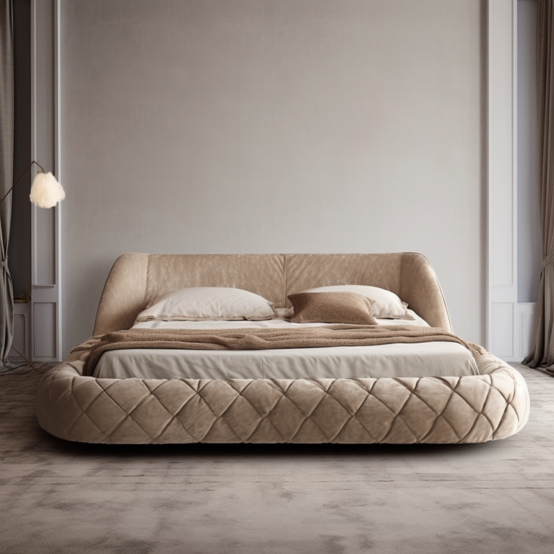 Veda Velvet Bed