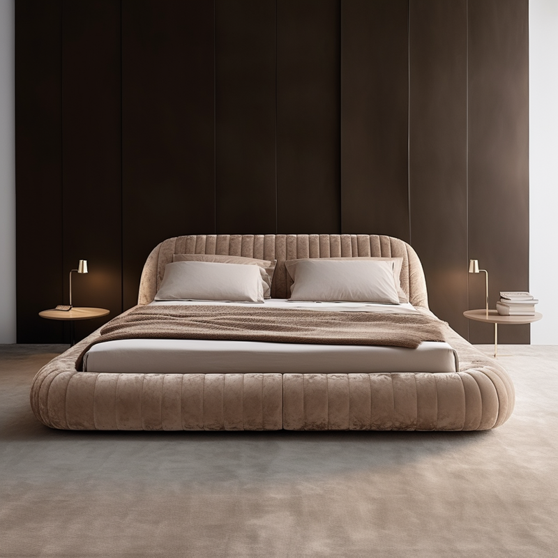 Opal Velvet Bed