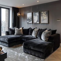Chenille Corner Sofa