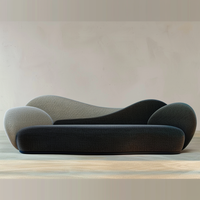 Begonia Grey & Navy Sofa