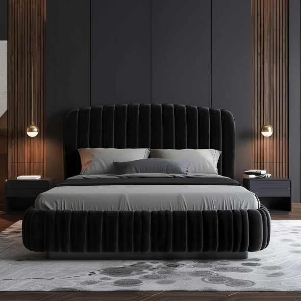 Lago Velvet Bed