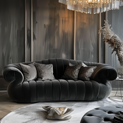 Aura Tul  Velvet Sofa