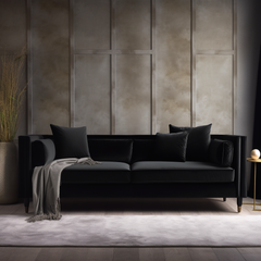 Black Ironwood Sofa