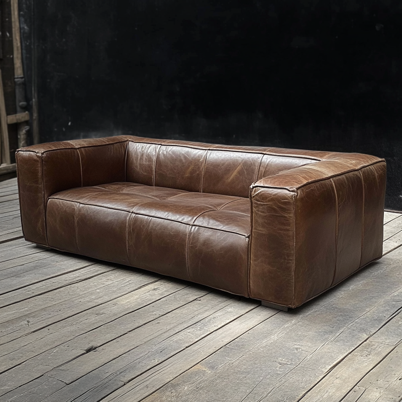 Sienna Faux Leather Sofa