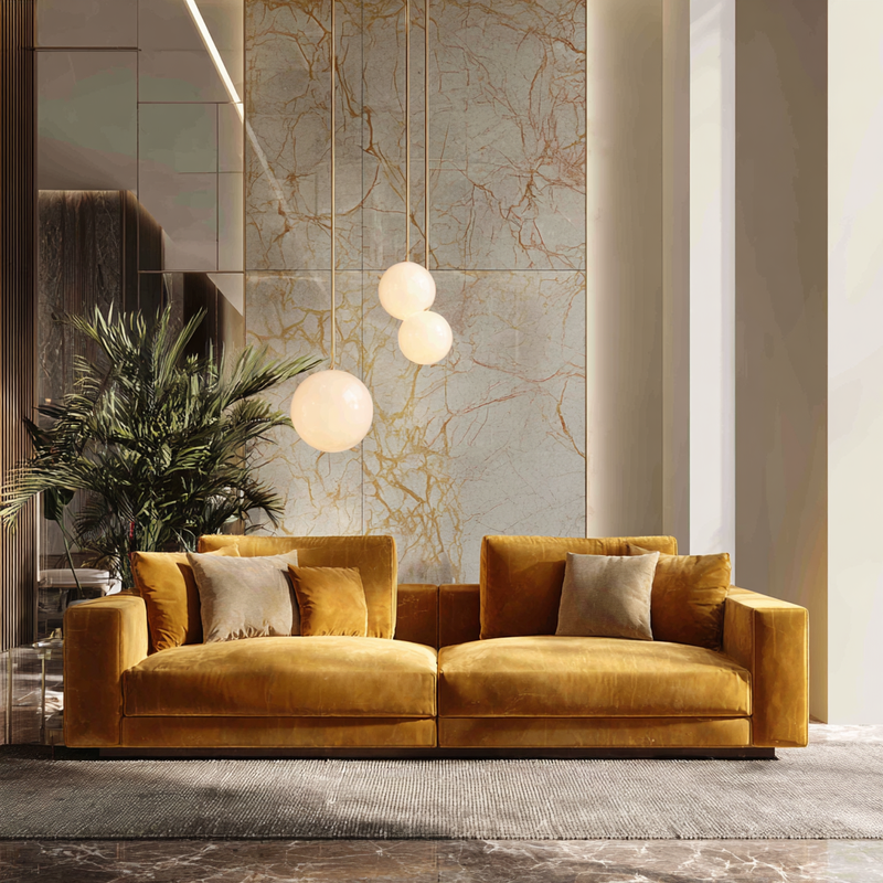 Kantuta Velvet Sofa