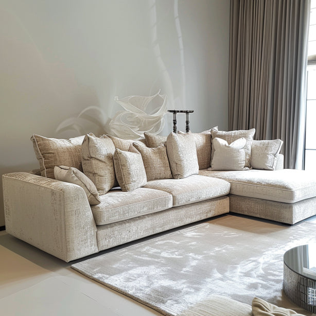 Grimaldi Chenille Corner Sofa