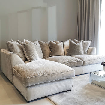 Larvotto Chenille Corner Sofa