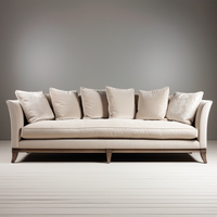 Paradise Velvet Cream Sofa