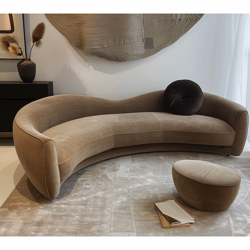 Aura Tye Velvet Sofa