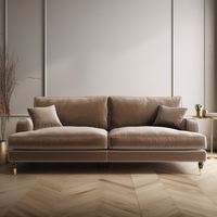 Veloura Velvet Beige Sofa