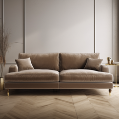 Veloura Velvet Beige Sofa