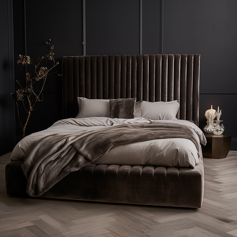 Zephyr Velvet Bed