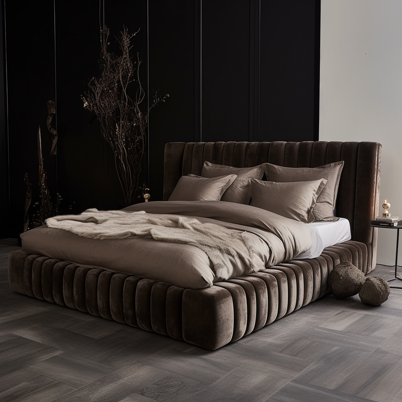 Wister Velvet Bed