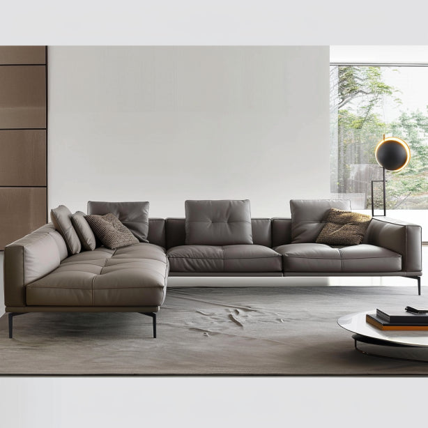 Tenao Leather Corner Sofa