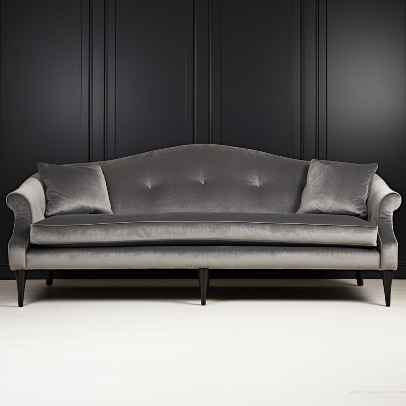 Velvet Ash Sofa