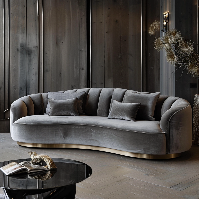 Kantuta Velvet Sofa