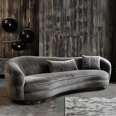 Lotus Velvet Sofa