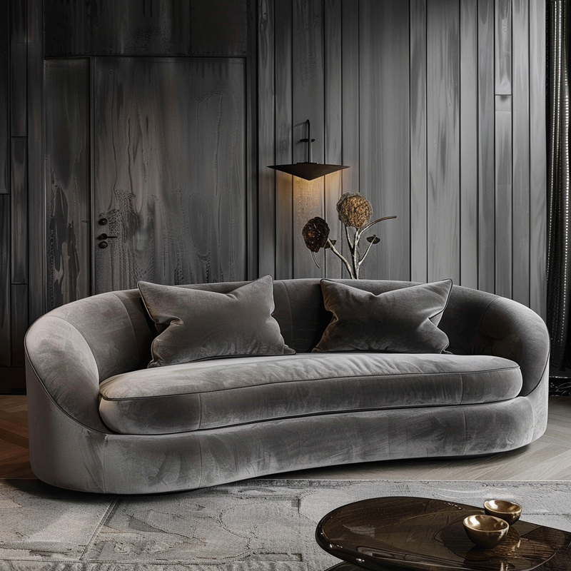 Kalina Velvet Sofa