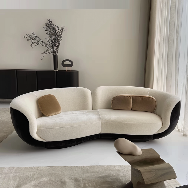 Panda Velvet Sofa