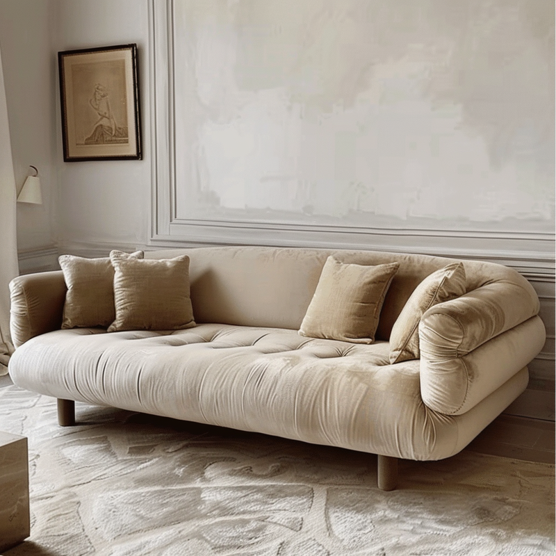 Rora Villy Mau Velvet Sofa