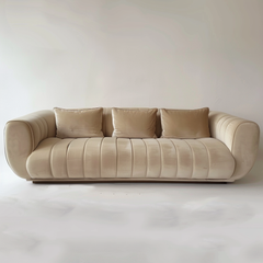 Pine Velvet Sofa