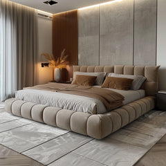 Strozzi Suede Bed