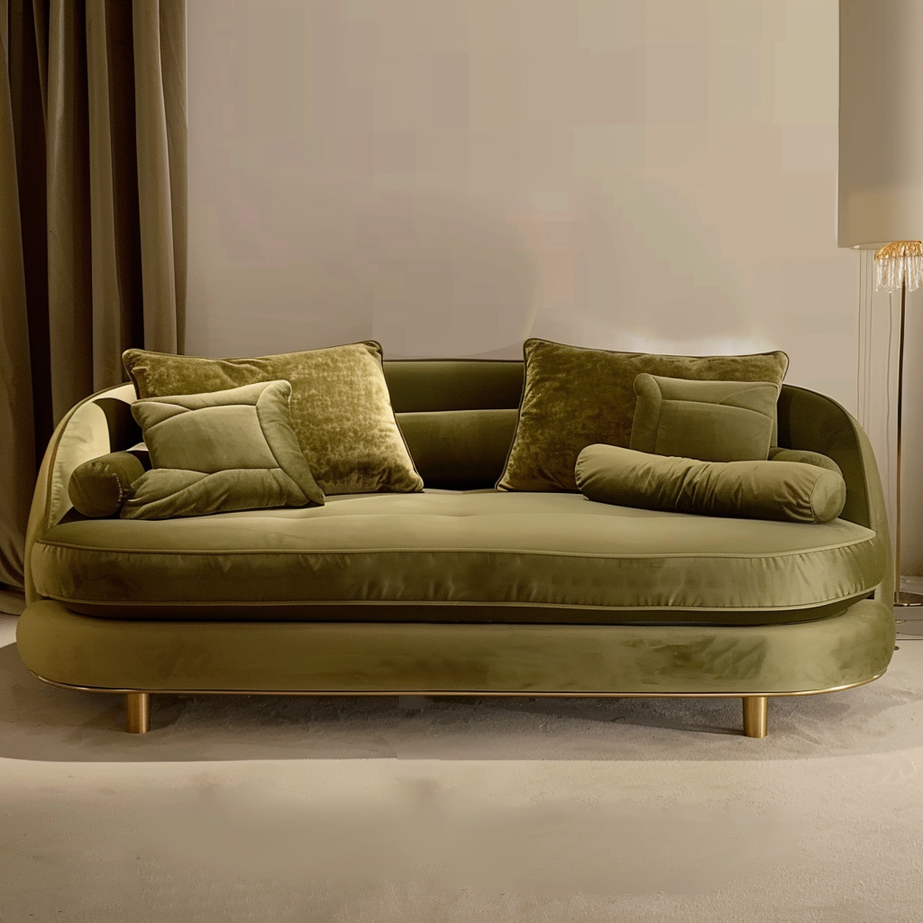 Rora Villy Nig Velvet Sofa