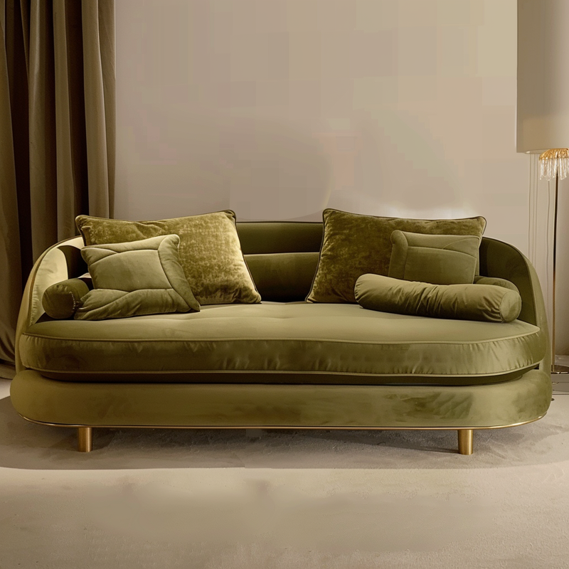 Rora Villy Nig Velvet Sofa