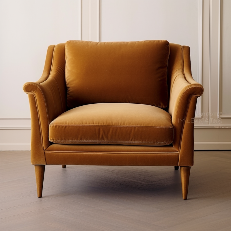 Montreal Velvet Arm Chair