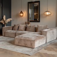 Aura Uma Velvet Sofa
