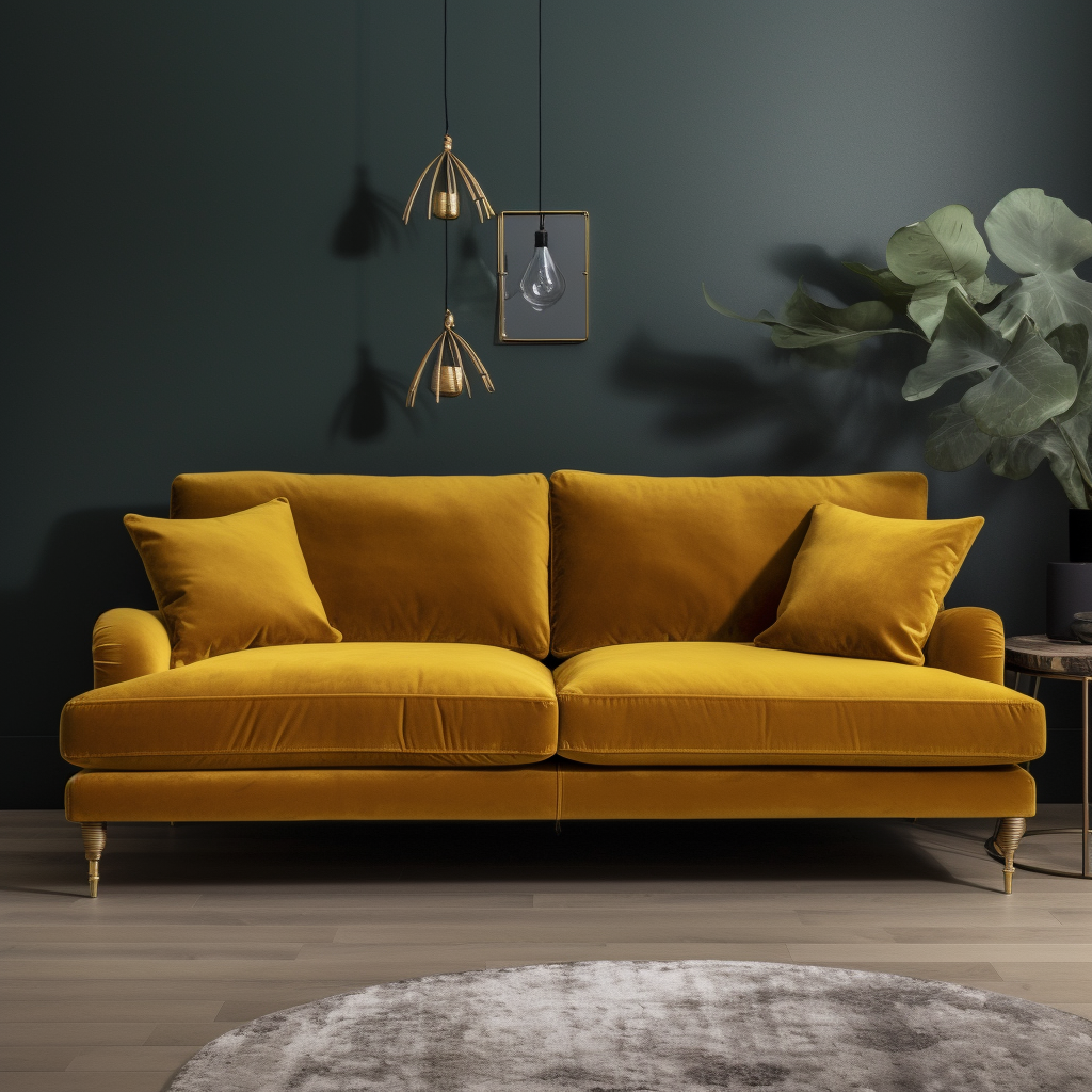 Veloura Mustard Sofa