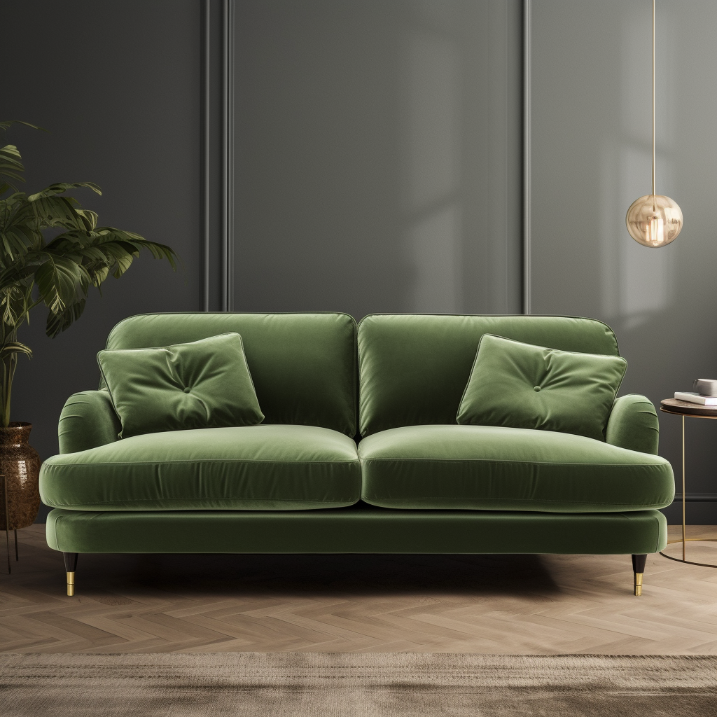 Veloura Olive Green Sofa