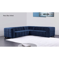 Elm 6 Seater Velvet Corner Sofa