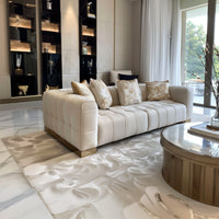 Plata Suede Sofa