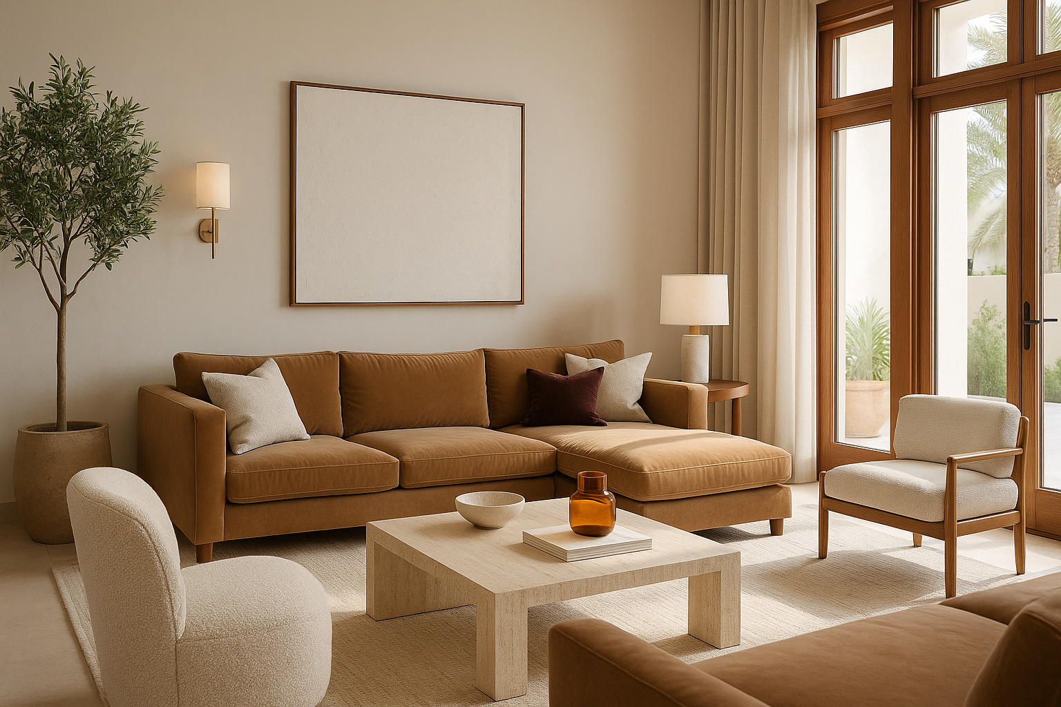 Creating a Serene Living Room for UAE Winters
