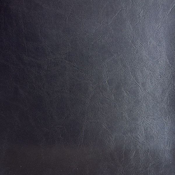 Black pebbled leather