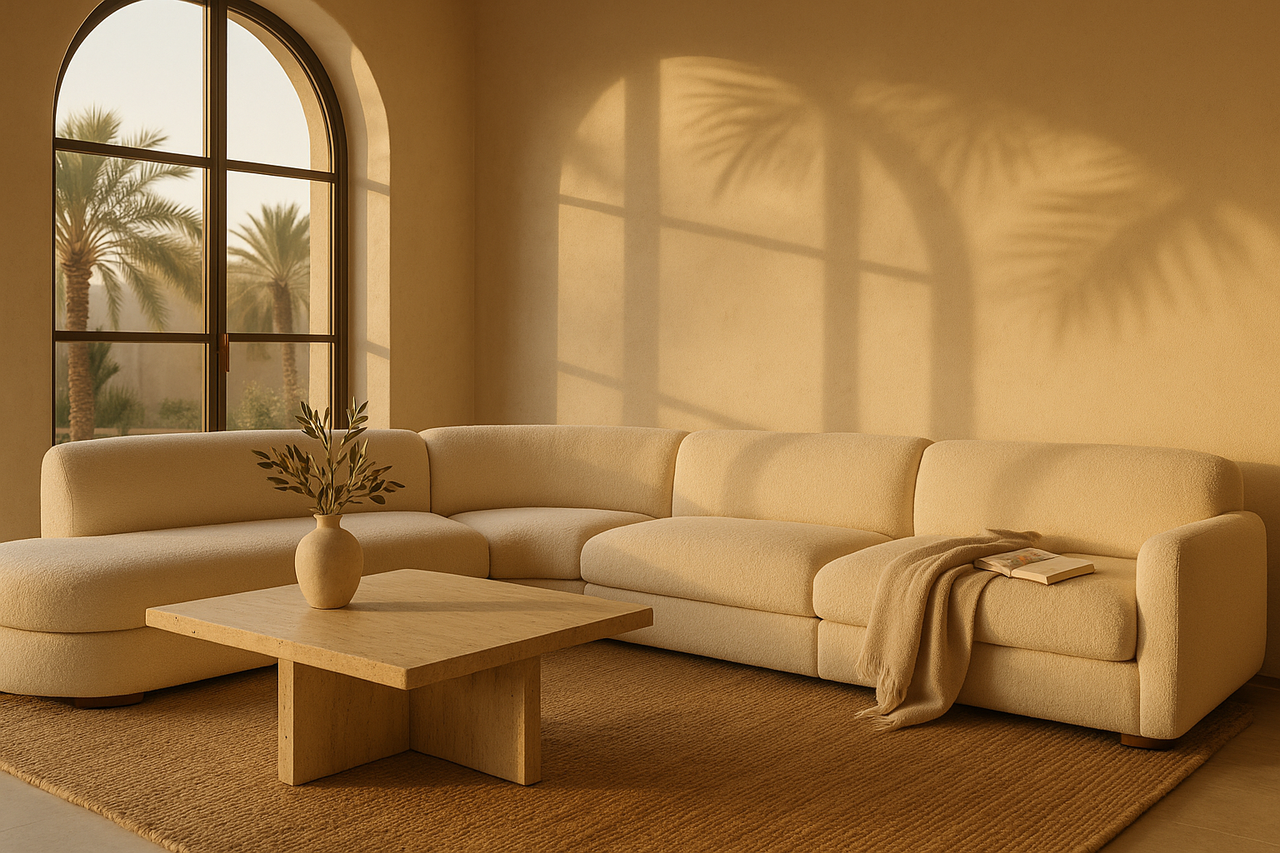Relaxed UAE villa family room