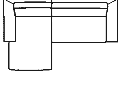 Left-hand facing &mdash; chaise on the left