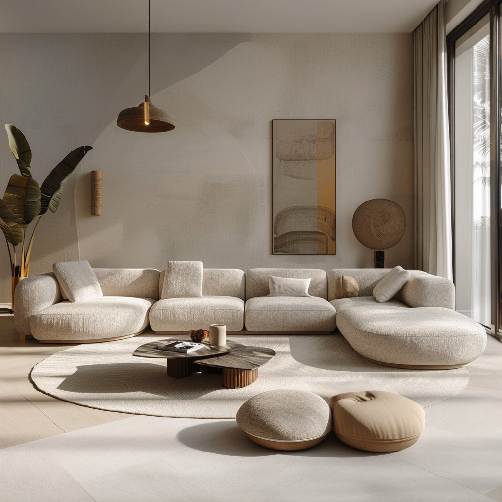 Velvet sofa
